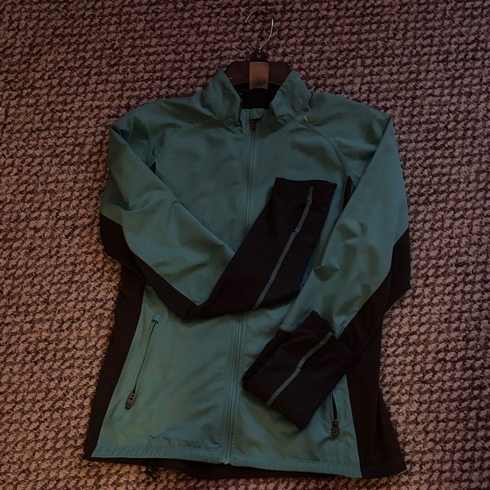The North Face Women's Green and Black Bomber Jacket